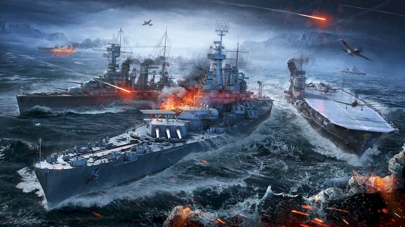 Игры @ World of Warships — морские баталии